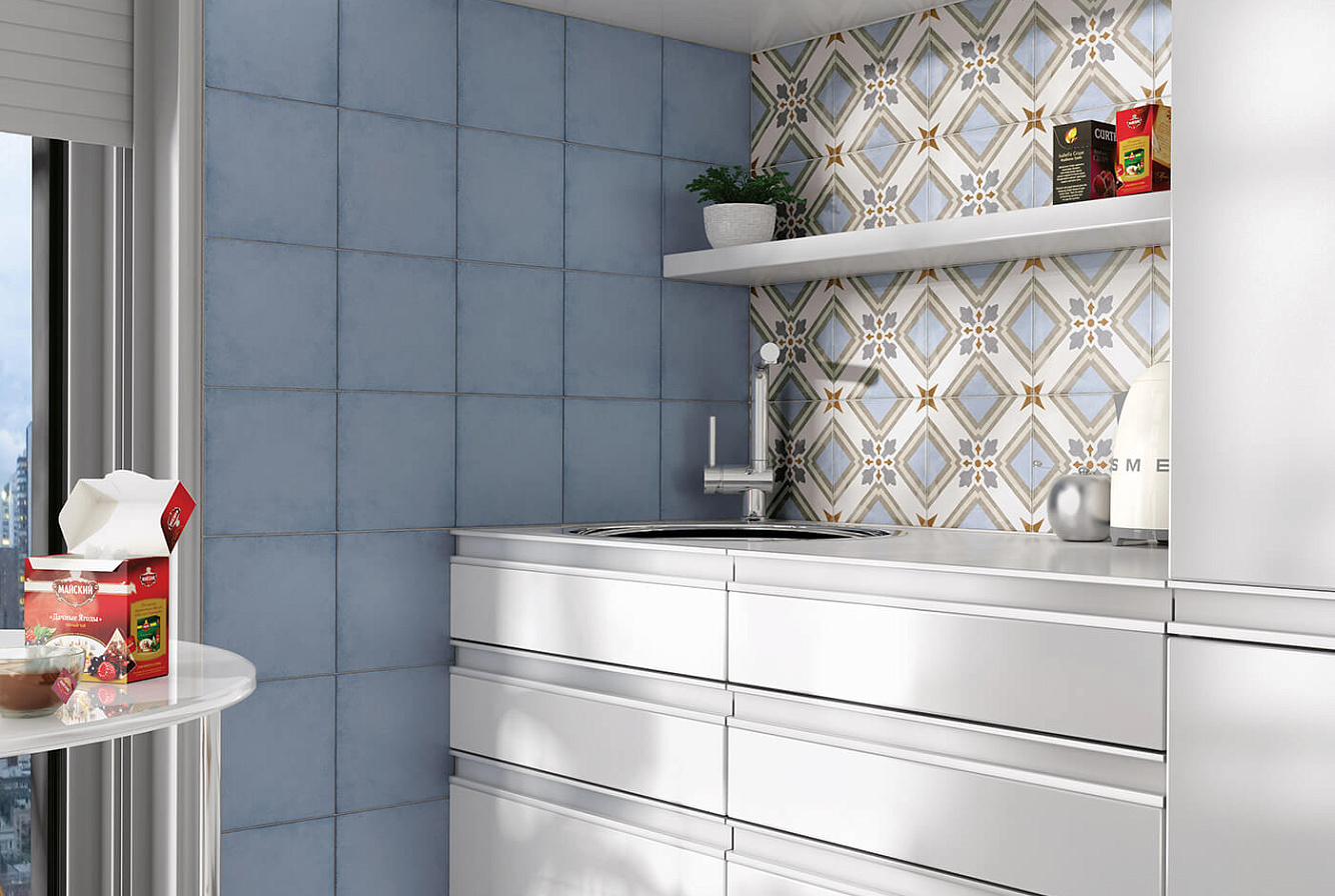ART NOUVEAU SKY BLUE / TURIN COLOUR / CHARCOAL GREY